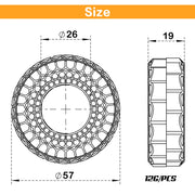 MEUS Racing Silicone Rubber Inserts for 62-66mm 1.0