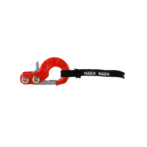 Small 19x12mm Scale Metal RC Crawler Winch Hook (Red)