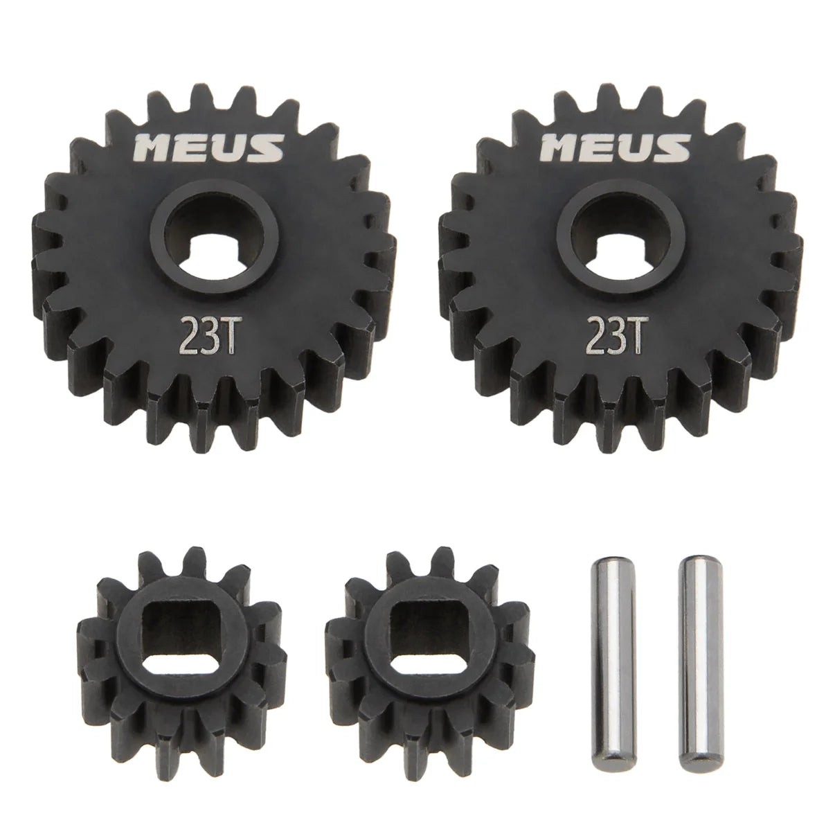 MEUS Racing Steel Overdrive Portal Gears 32P for Axial Capra 1.9 UTB SCX10 III 12-23T - Stock