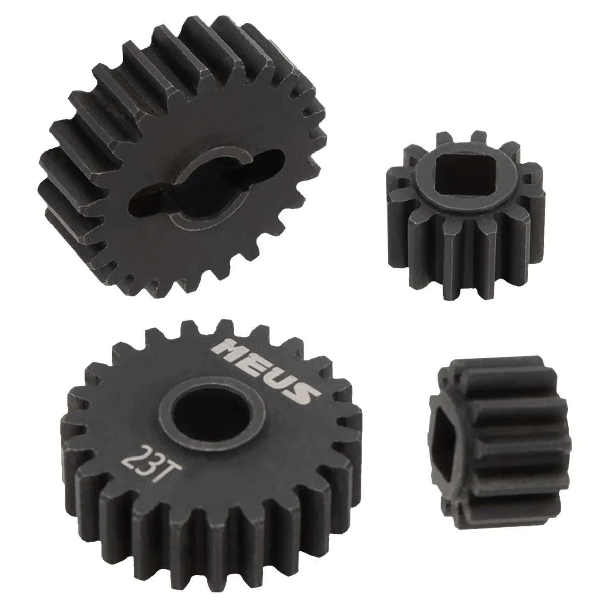 MEUS Racing Steel Overdrive Portal Gears 32P for Axial Capra 1.9 UTB SCX10 III 12-23T - Stock