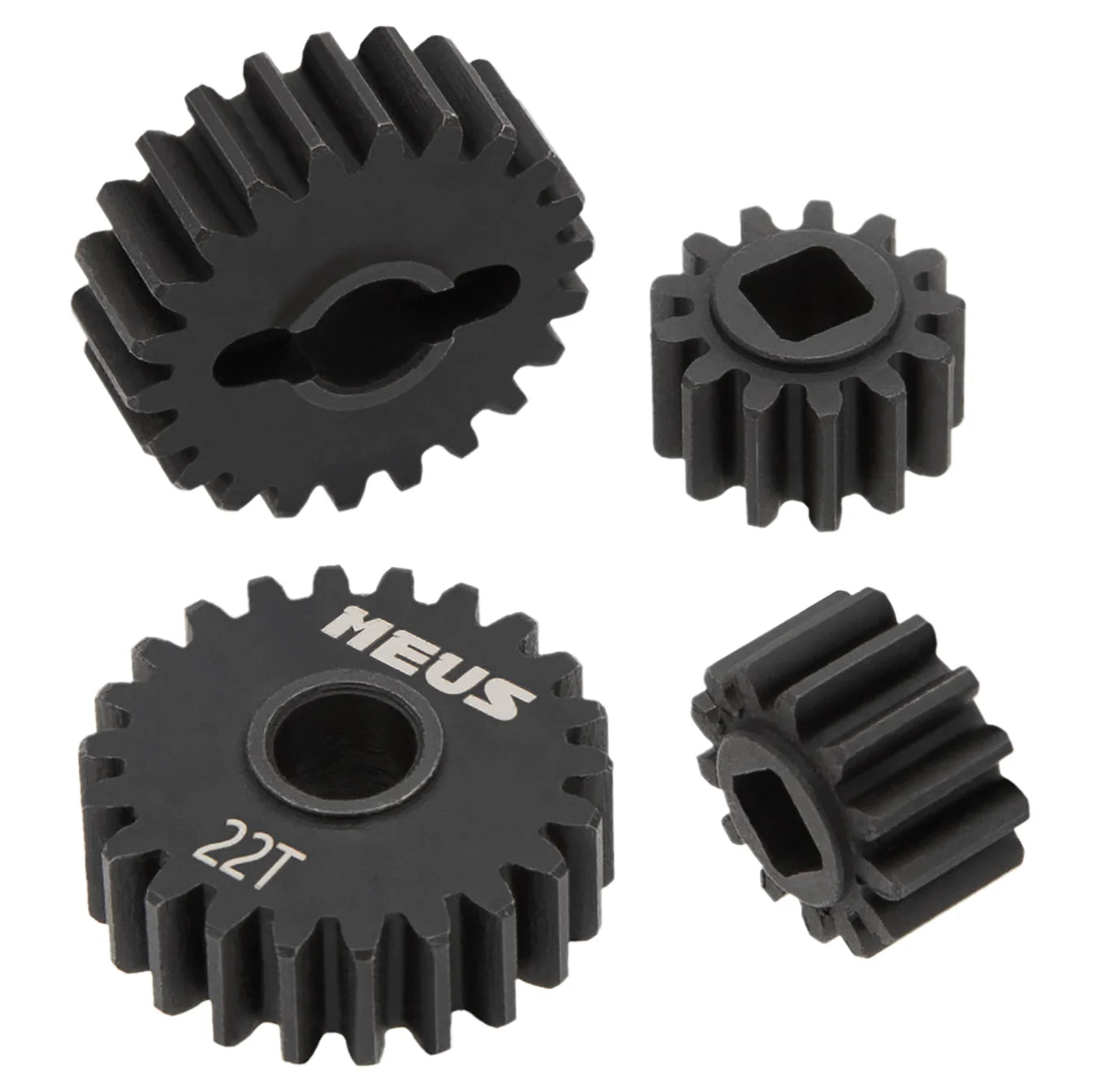 MEUS Racing Steel Overdrive Portal Gears 32P for Axial Capra 1.9 UTB SCX10 III 13-22T Overdrive 13%