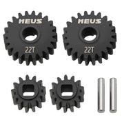 MEUS Racing Steel Overdrive Portal Gears 32P for Axial Capra 1.9 UTB SCX10 III 13-22T Overdrive 13%