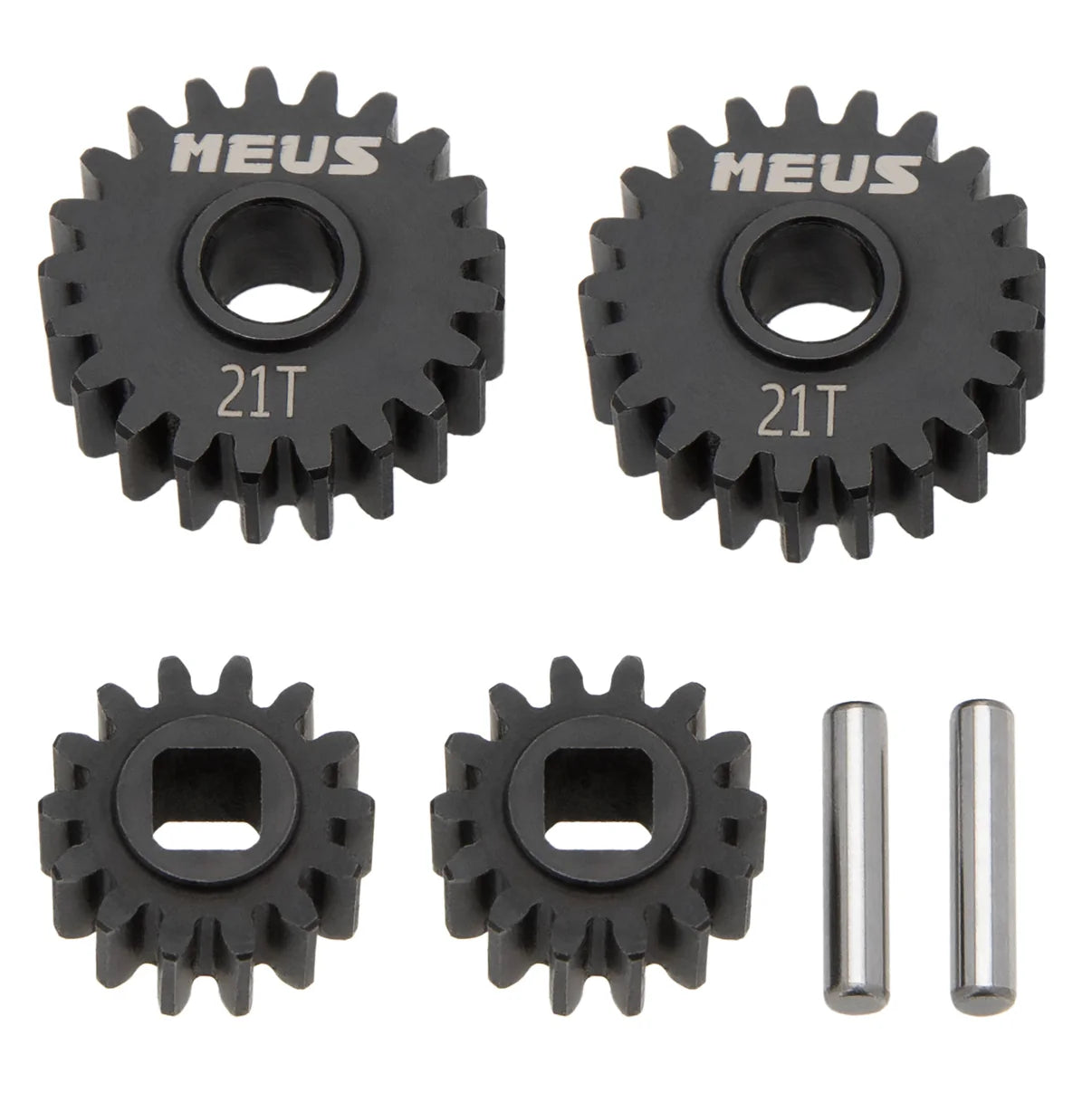 MEUS Racing Steel Overdrive Portal Gears 32P for Axial Capra 1.9 UTB SCX10 III 14-21T - 27% Overdrive