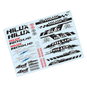 Team C 1/10 Hilux Sticker A5