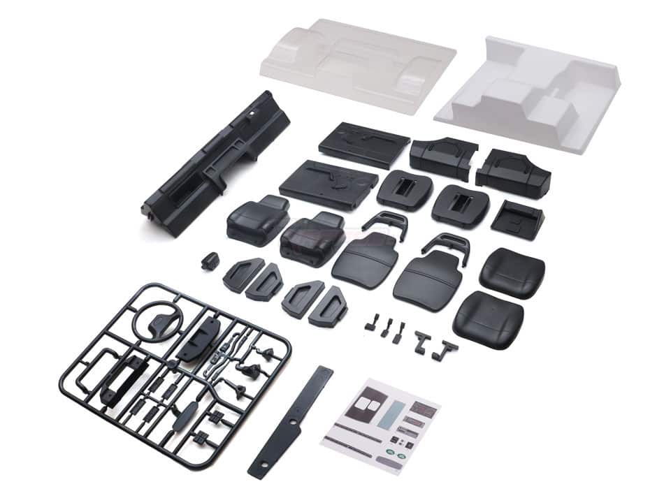 Team Raffee 1:10 Interior RHD for TRC/302836 Discovery 5 Door 313mm Hard Body