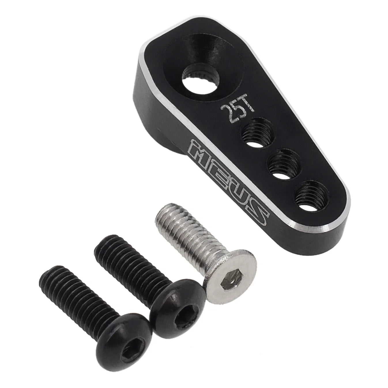 25T Aluminum Servo Arm Horn For 1/18 Trx4M (Black)