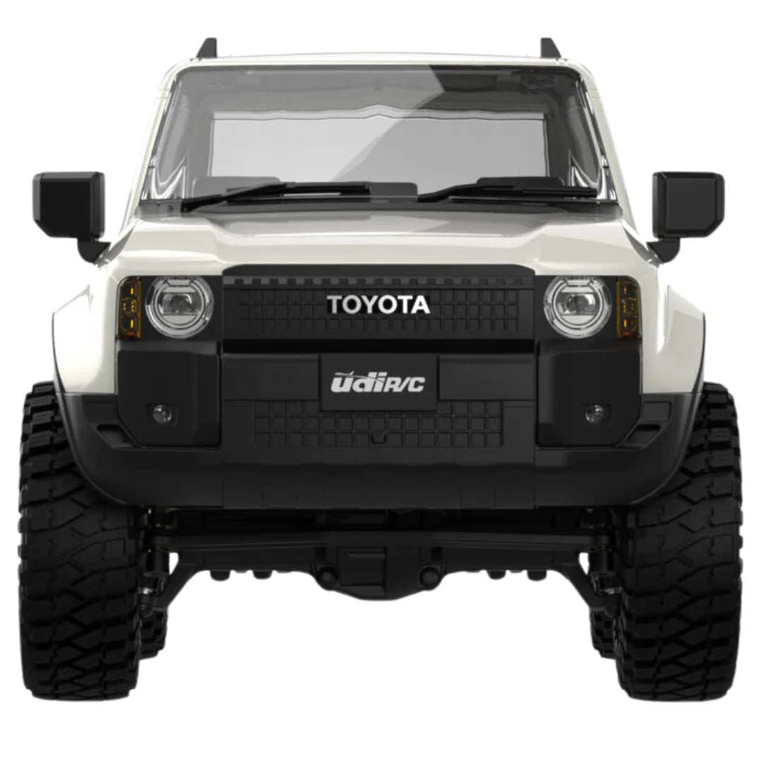 Officially Licensed Toyota Prado Cruiser 4WD UDIRC UCX 1802 PRO 1:18 Crawler (White)