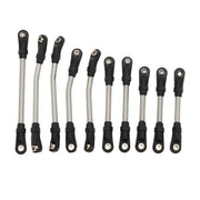 MEUS RACING Stainless Steel Links 5mm Thicker Bedding Rod Linkage Chassis Links Plastic Rod End for AXIAL UTB18 Capra Trail Buggy
