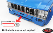CChand Kangaroo Front Bumper for RC4WD Mojave II 2/4 Door Body Set (Black)
