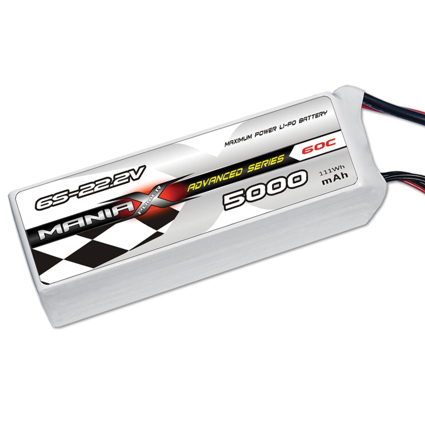 Batt maniax 6s 5000 60c (xt-90)