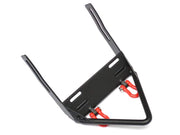 1:10 Scale Steel Stinger Front Bumper w/ Towing Hooks Black