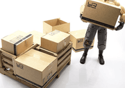 1:10 Scale Yeah Racing Cardboard Boxes (Branded) 1 Pc