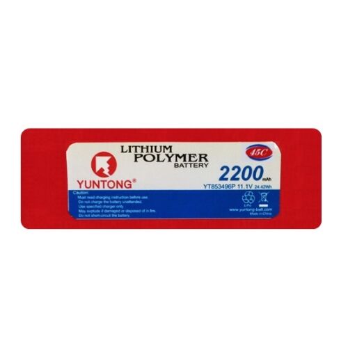 Yuntong Lipo Battery 3s 2200mah 45c (deans)