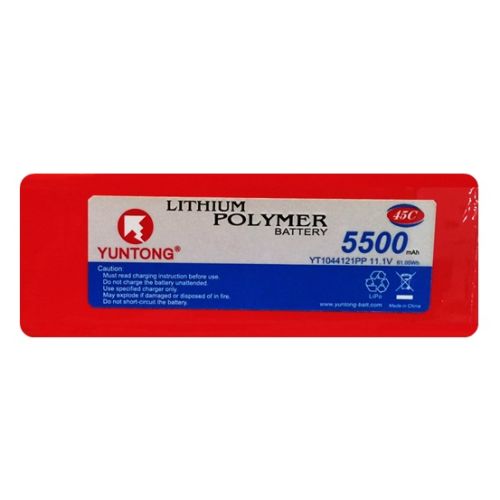 Yuntong Lipo Battery 3s 5500mah 45c (deans)