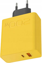 200W USB Type-C Fast USB-C Dual Port PD Fast Charging Power Adapter