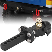 Metal 1:10 Scale Trailer Hitch / Towbar Skull (Silver)