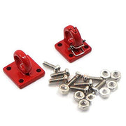 Crawler Heavy Duty 4 Bolt Lunette Ring Tow Hook (Red)