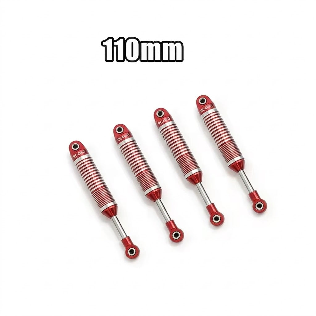 D1RC 110mm Internal Spring Shocks - Gold (4pc)