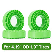 INJORA 4pcs Silicone Rubber Inserts For 106-108mm(4.75