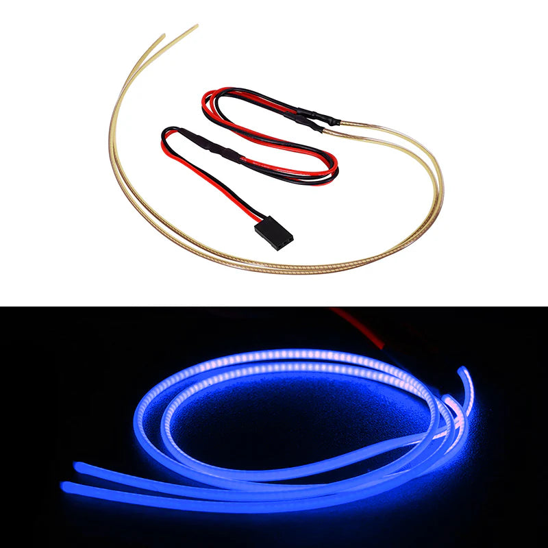 INJORA Flexible Cuttable LED Strip Lights For RC Cars (Dark Blue)