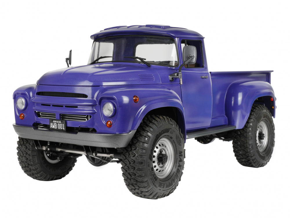Boom Racing BRX01 AWB Adjustable Wheelbase 1/10 4WD Radio Control Chassis Kit With ZIL Pickup Hard Body (Recon G6 Certified) for BRX01 AWB