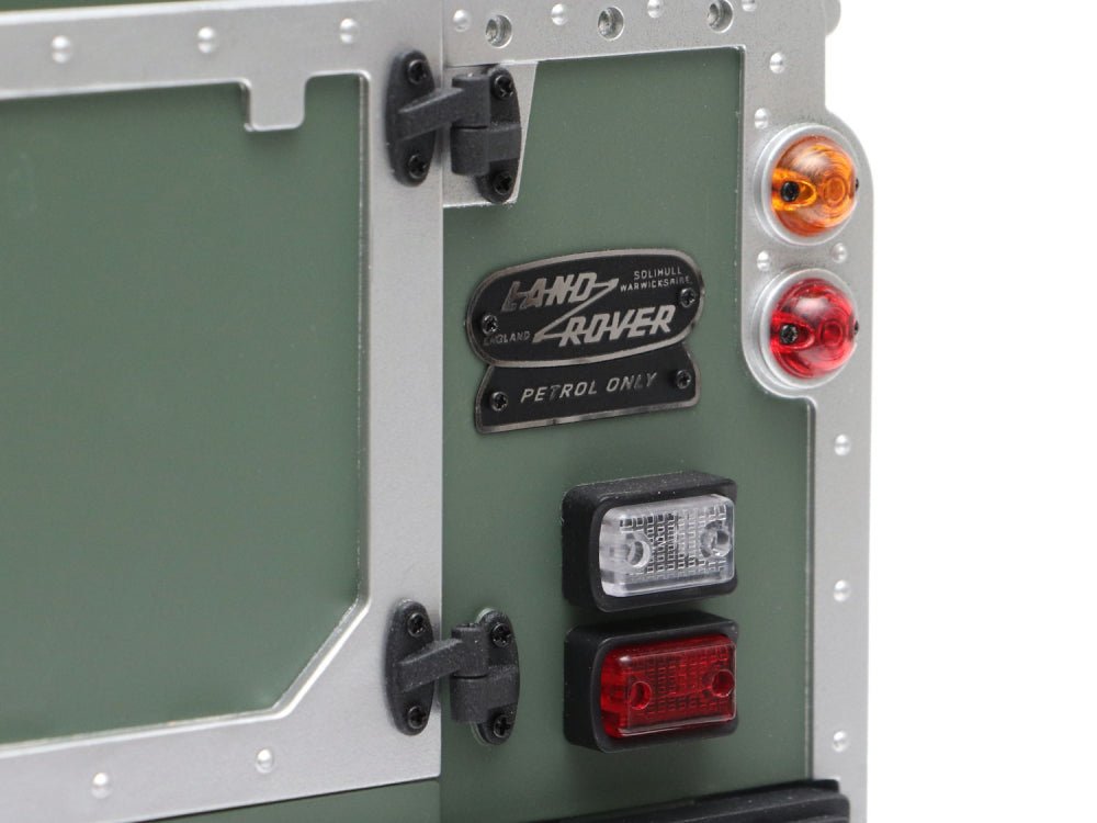 Boom Racing Emblem Set (Stainless Steel) for Series Land Rover® (Petrol) for BRX02 109 - Six33 RC