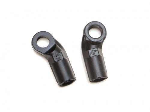 Boom Racing KUDU™ Heavy Duty Rust - Resistant M4 Nylon Rod Ends 19.5mm Sideways) w/ SST Pivot Ball (5.8x3x7.4mm) (10) - Six33 RC