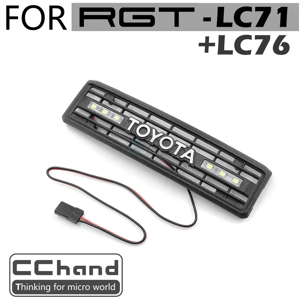 CChand Toyota Cruiser Grill for RGT + Integrated LED (Black)