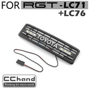 CChand Toyota Cruiser Grill for RGT + Integrated LED (Black)