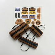 1:10 Simulation Leather Adventure Bags Set (3Pc)
