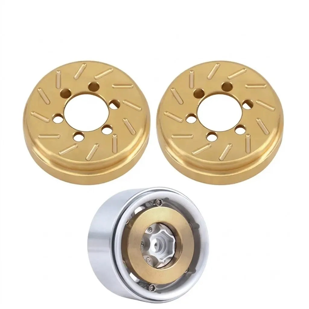 1:10 Scale 88g Brass Disc Wheels Weight (2pc)