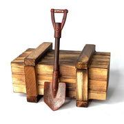 Custom Rustic Metal 1:10 Scale Shovel (Crate not included)