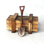Custom Rustic Metal 1:10 Scale Shovel (Crate not included)