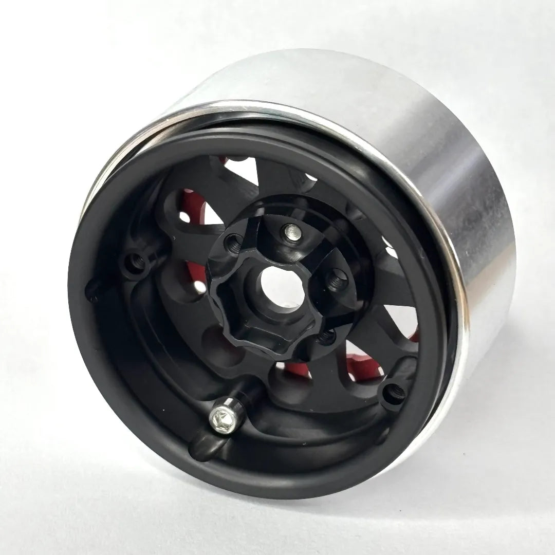 PROCESS STAR 1.9 CNC\'D BEADLOCK RIM ORANGE ON BRONZE