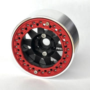 PROCESS STAR 1.9 CNC\'D BEADLOCK RIM RED ON BLACK
