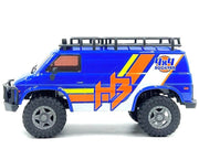 CR18P EVO V2 Rock Van, Brushed, 4x4 RTR Trail Crawler (Blue) - Six33 RC