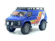 CR18P EVO V2 Rock Van, Brushed, 4x4 RTR Trail Crawler (Blue) - Six33 RC