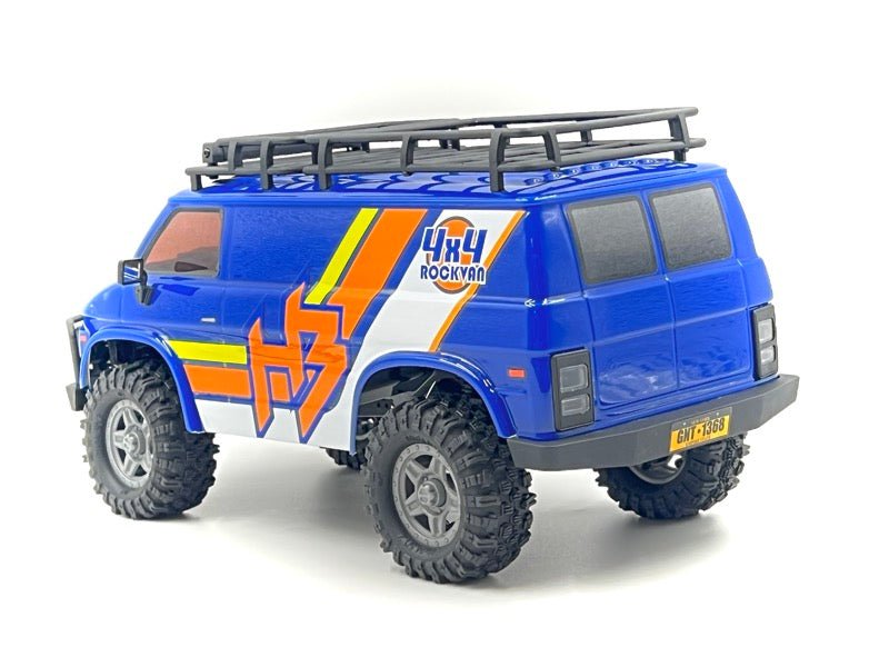 CR18P EVO V2 Rock Van, Brushed, 4x4 RTR Trail Crawler (Blue) – Six33 RC