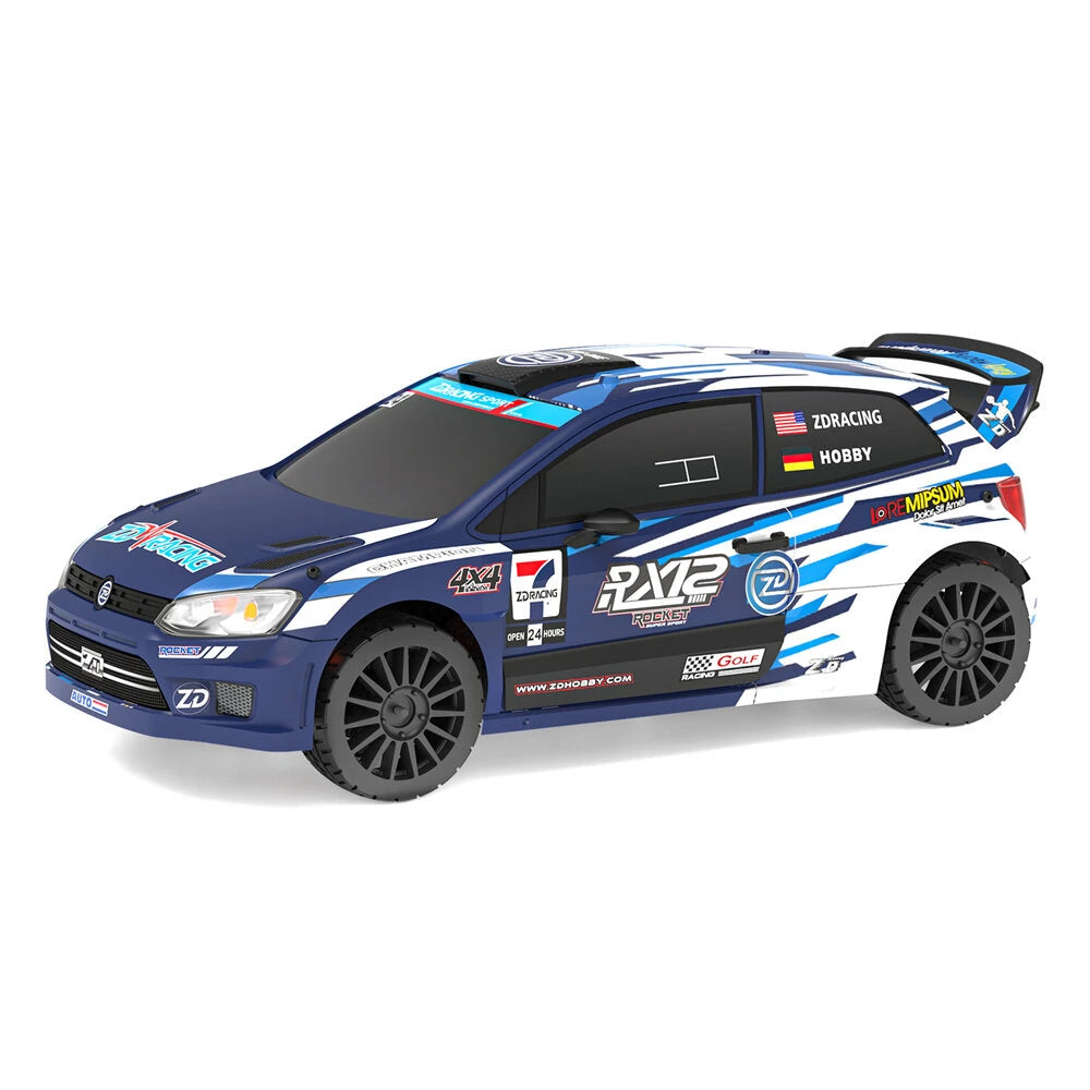 ZD Racing 1/12 Scale 4WD RX12 Brushless 80km/h Drift Rally RC Car w/Gyro - RTR