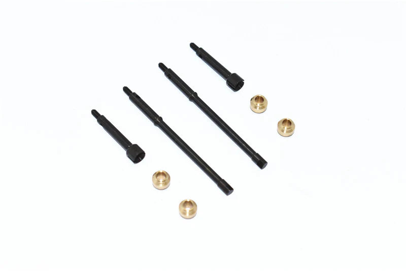 GPM SCX2437FRS+5 FRONT CVD JOINT &amp; REAR DRIVE SHAFT AXIAL 1/24 SCX24 4WD TRUCK