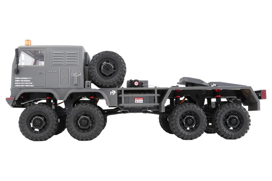 HobbyPlus CR - 18P Terranaut 8X8 AWS RC Crawler - Grey - Six33 RC