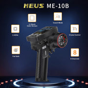 MEUS Racing ME-10B RC Transmitter 8CH 2.4GHz (Orange)