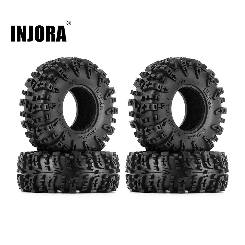 INJORA 1.3" 70*27mm Swamp Claw M/T Tires (T1319) - Six33 RC