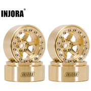INJORA 1.3″ Brass - 5.25mm Offset Wheels for Micro Crawlers (W1310) - Six33 RC