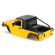 Jeep Wrangler Pickup Body for SCX10, SCX10 ii (313mm Wheelbase) - Yellow - Six33 RC