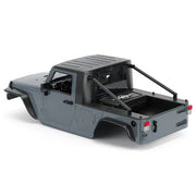 Jeep Wrangler Pickup Hard Body for SCX10, SCX10 ii (313mm Wheelbase) - Grey - Six33 RC