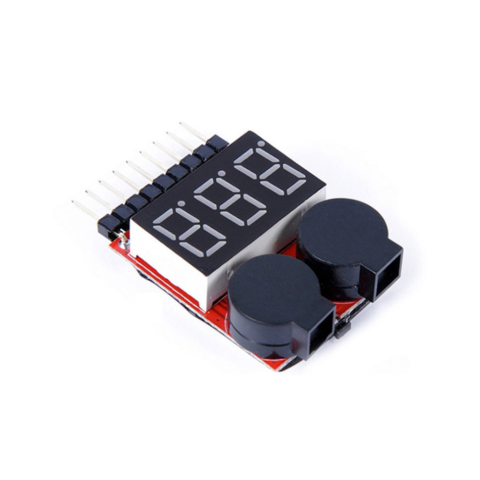 2-8S LiPO Battery Voltage Checker/Low Voltage Alarm