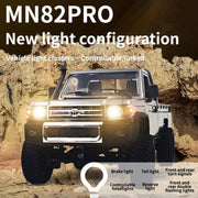 MN82 Pro 2.4G 1:12 Full Scale Pickup Short Truck 4WD (Silver) - Six33 RC
