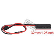 INJORA 1PCS 32mm Red LED Brake Light Lamp for 1/10 RC Car