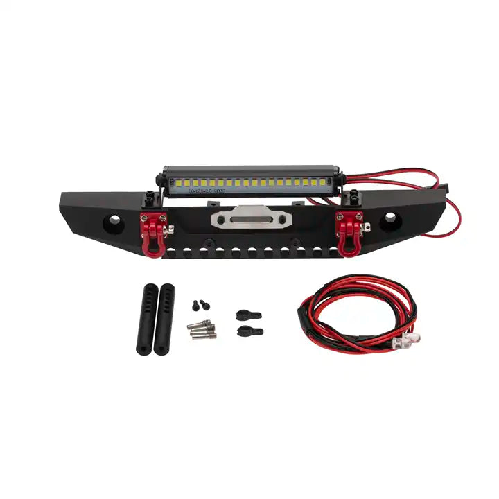 1:10 Steel Front Bumper w/ LED Lightbar